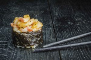 Кальмар перу нигири,Осьминог суши и деликатесы,киев